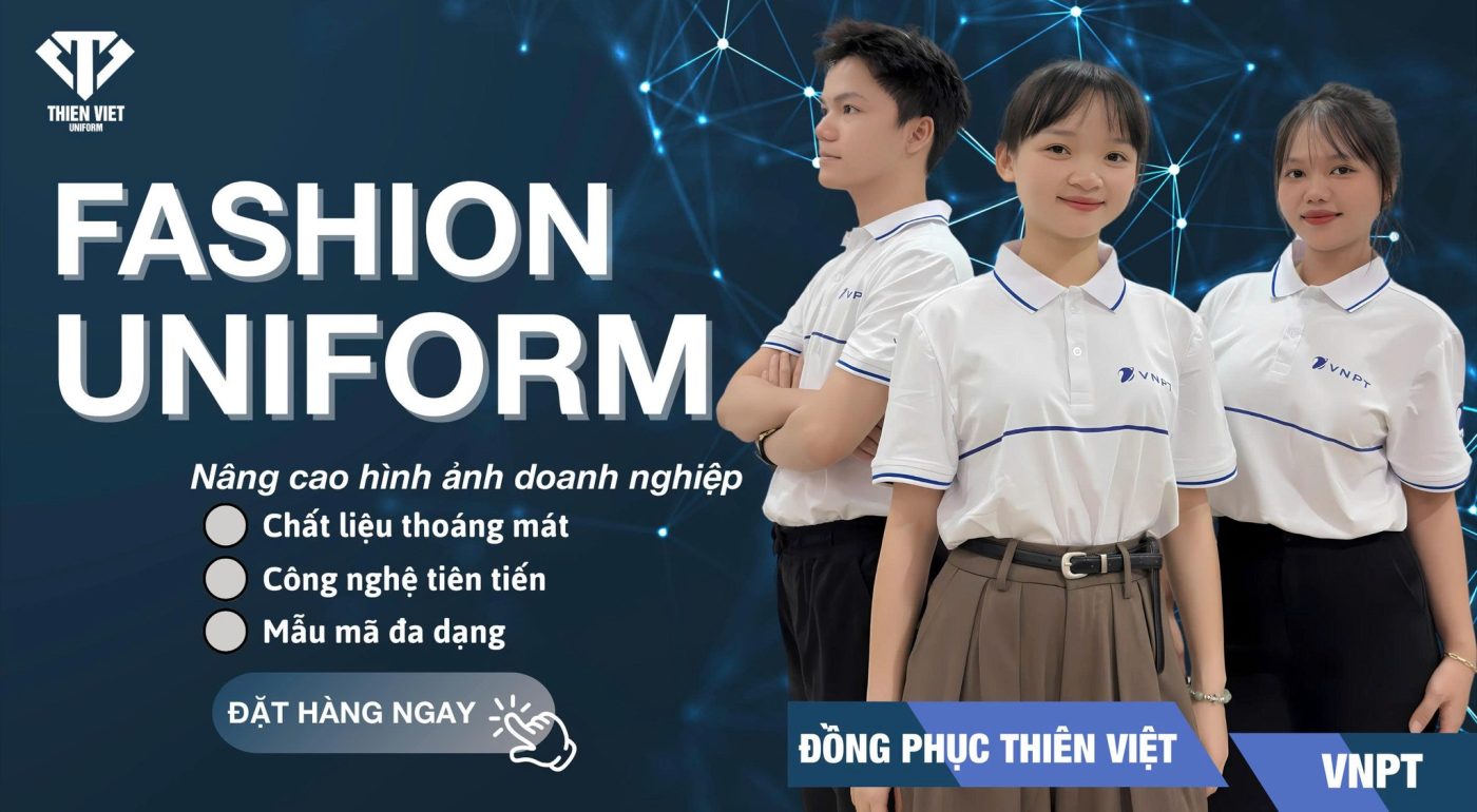 Áo Thun Đồng Phục Có Cổ Thiết Kế Đẹp Giá Xưởng Tại Thiên Việt