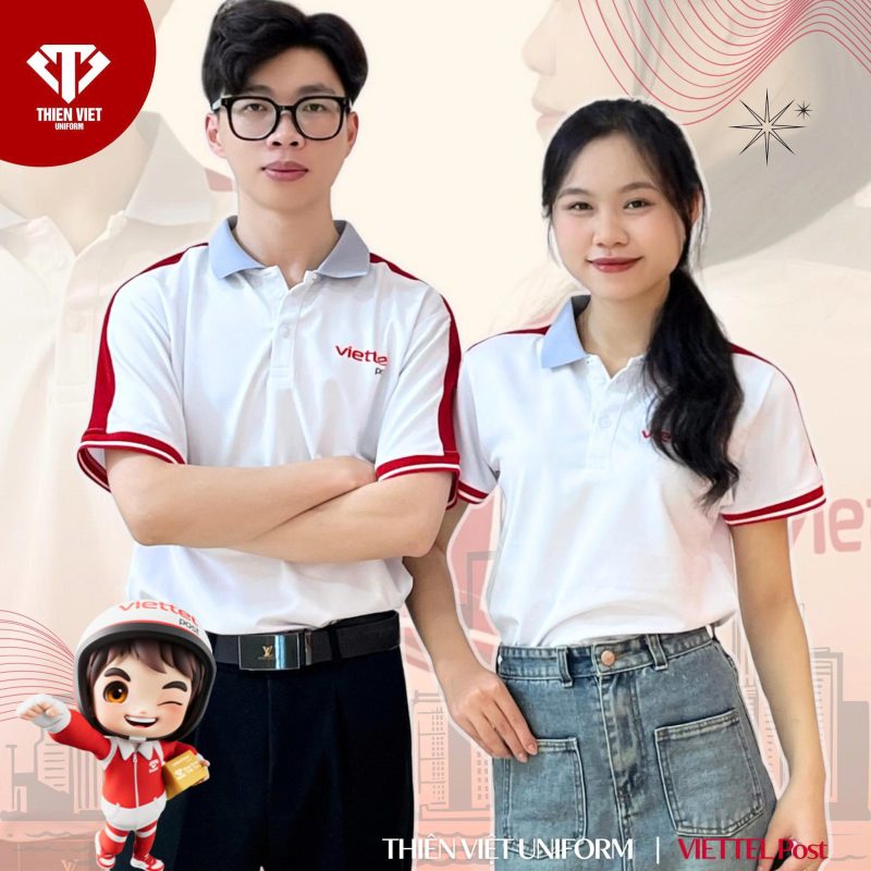 Đặt May Áo Thun Đồng Phục Có Cổ Thiết Kế Theo Yêu Cầu