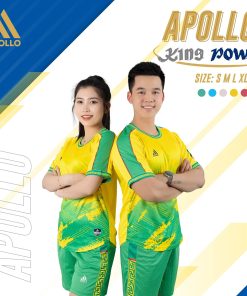 Đồng Phục Bóng Đá Apollo King Power In Thêu Sắc Nét