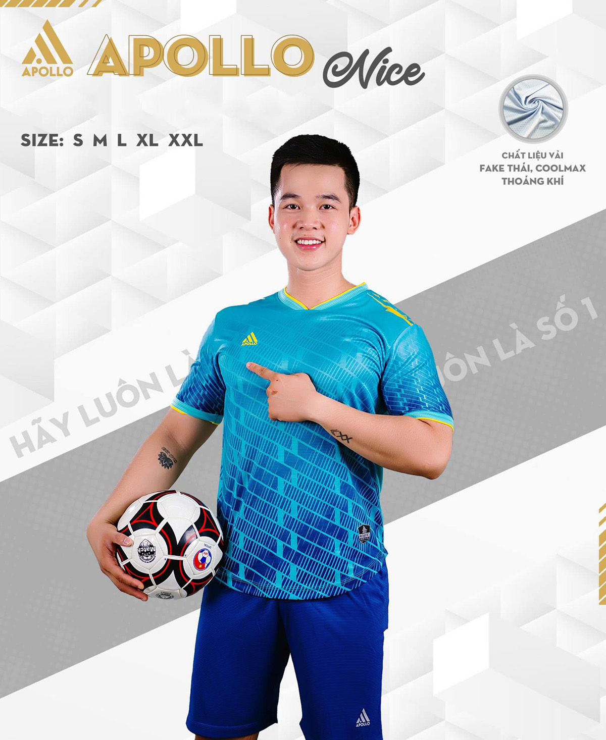 Bộ Đồng Phục Bóng Đá Apollo Nice - Ảnh 7
