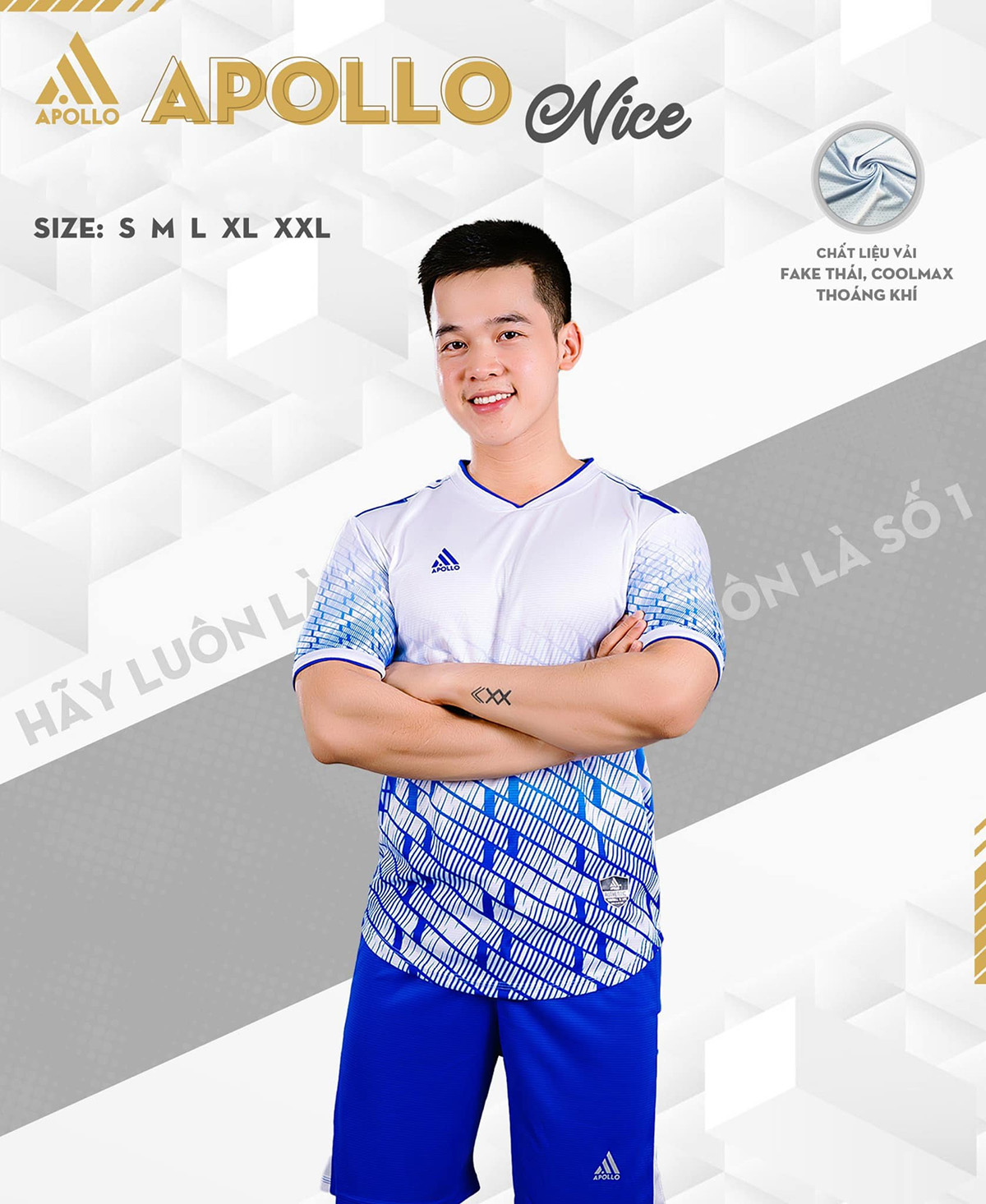 Đồng Phục Bóng Đá Apollo Nice Giá Rẻ Tại Huế