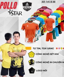 Đồng phục bóng đá Apollo Star thiết kế độc quyền tại Thiên Việt