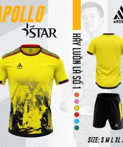 Xưởng may đồng phục bóng đá Apollo Star nhanh, đẹp, giá rẻ