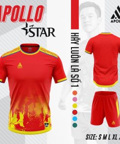 Đồng phục bóng đá Apollo Star thiết kế miễn phí theo yêu cầu