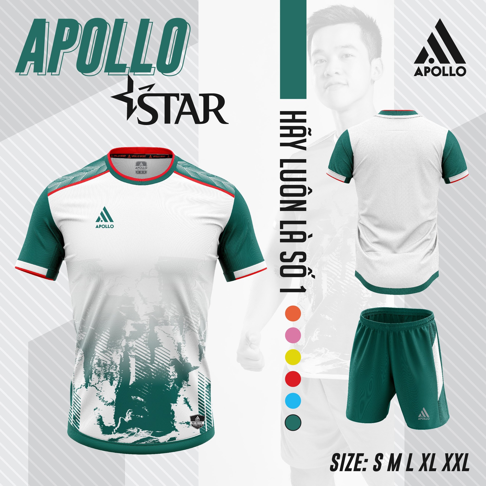 Mua đồng phục bóng đá Apollo Star uy tín tại Huế