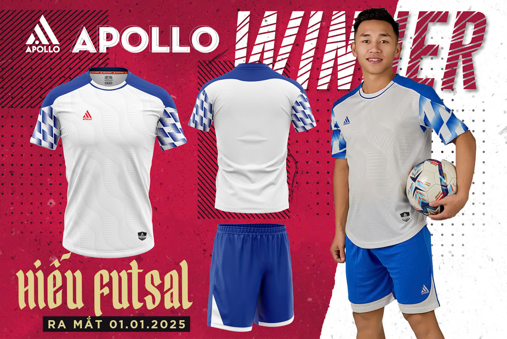 Mua đồng phục bóng đá Apollo Winner tại Thiên Việt giá xưởng