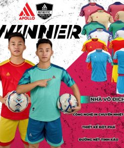 Đồng phục bóng đá Apollo Winner thiết kế đẹp và thoáng mát