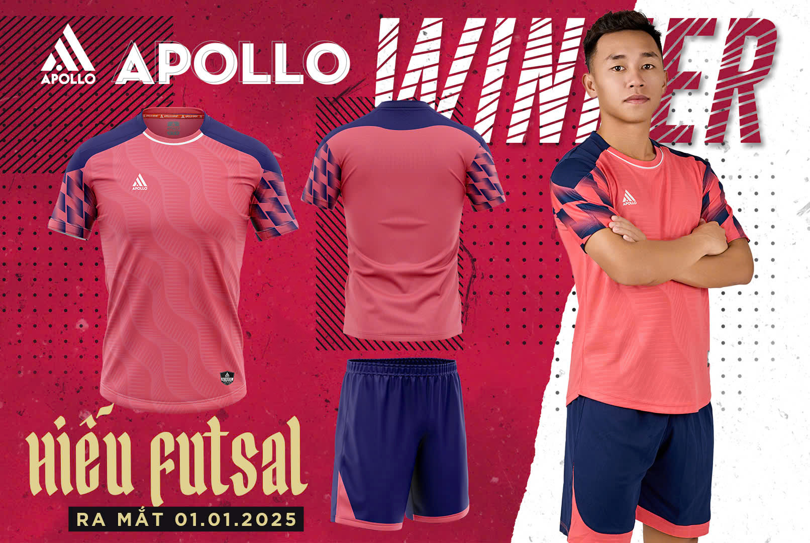 Địa chỉ may đồng phục bóng đá Apollo Winner uy tín tại Huế