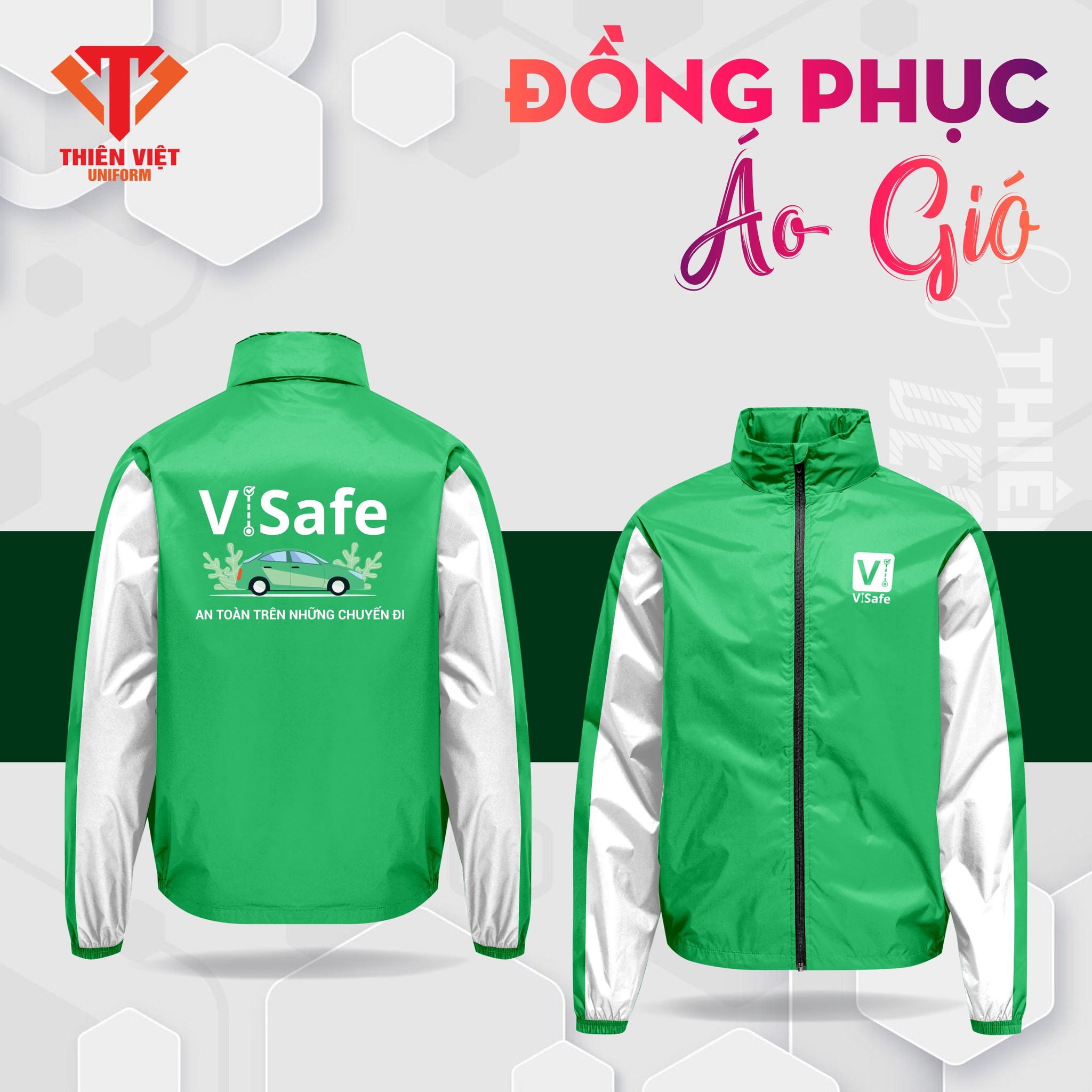 Mẫu Đồng Phục Áo Khoác Công Ty ViSafe