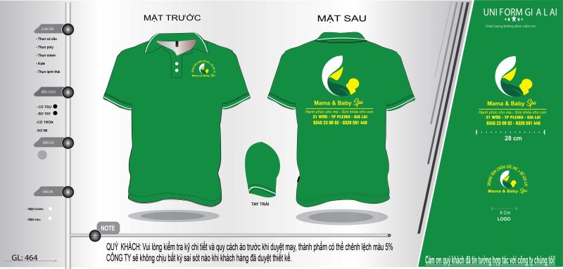 Đồng phục áo lớp Thiên Việt