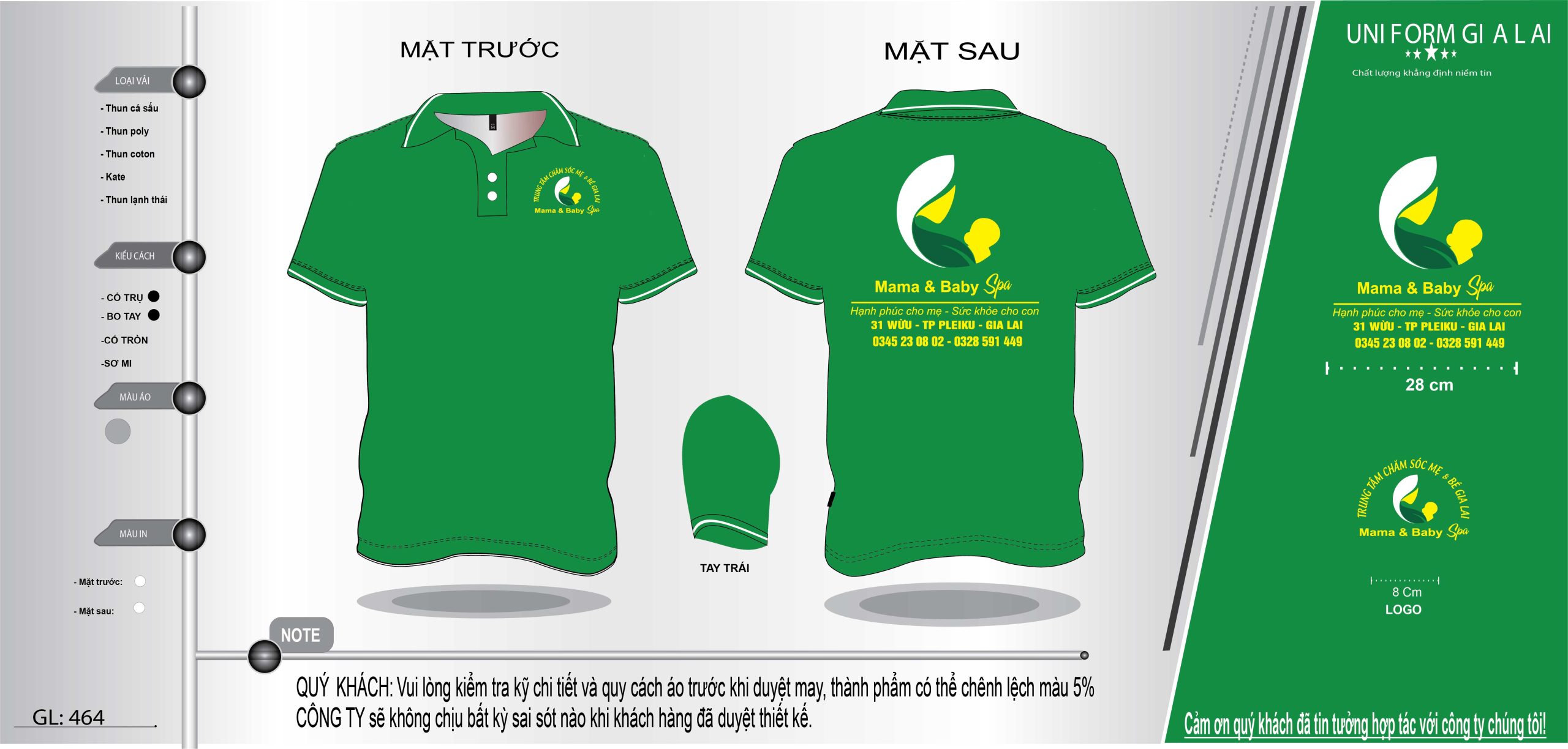 Đồng phục áo lớp Thiên Việt