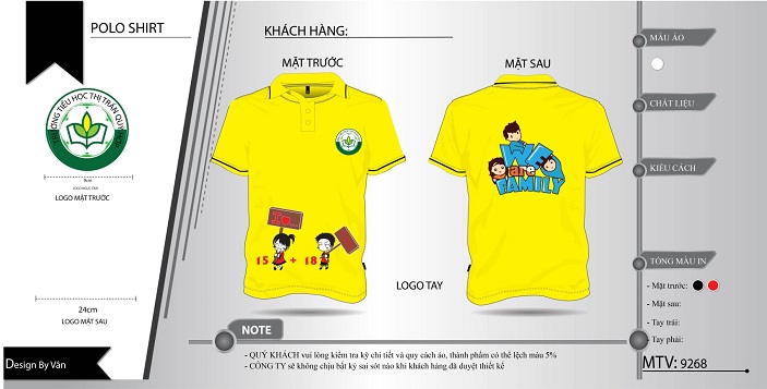 Đặt May Đồng Phục Áo Lớp Tại Thiên Việt