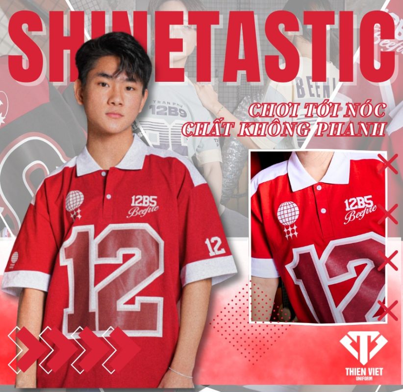 Đặt May Đồng Phục Áo Lớp Shinetastic Đẹp – Giá Tận Xưởng