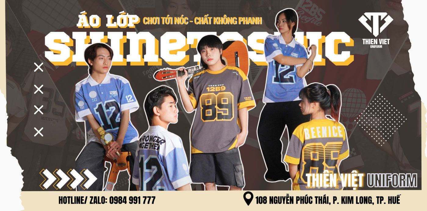 Đồng Phục Áo Lớp Shinetastic | Thiết Kế Cá Tính – Chất Riêng