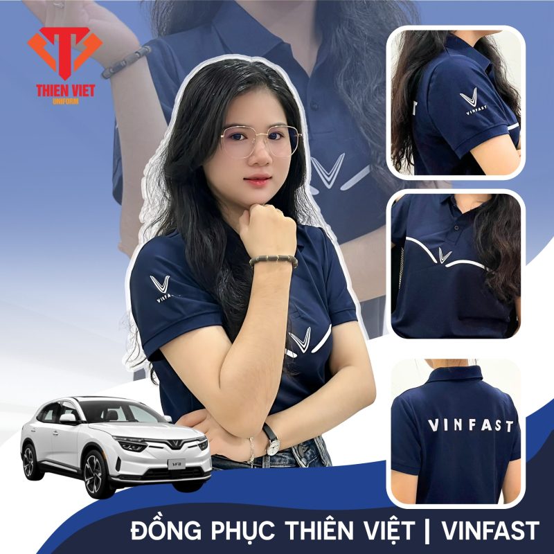 May Đồng Phục Áo Phông VinFast Đẹp – Uy Tín Tại Thiên Việt