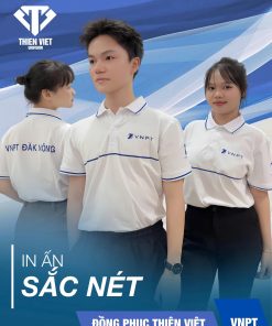 May Đồng Phục Áo Thun VNPT Uy Tín – Giá Xưởng Tại Thiên Việt