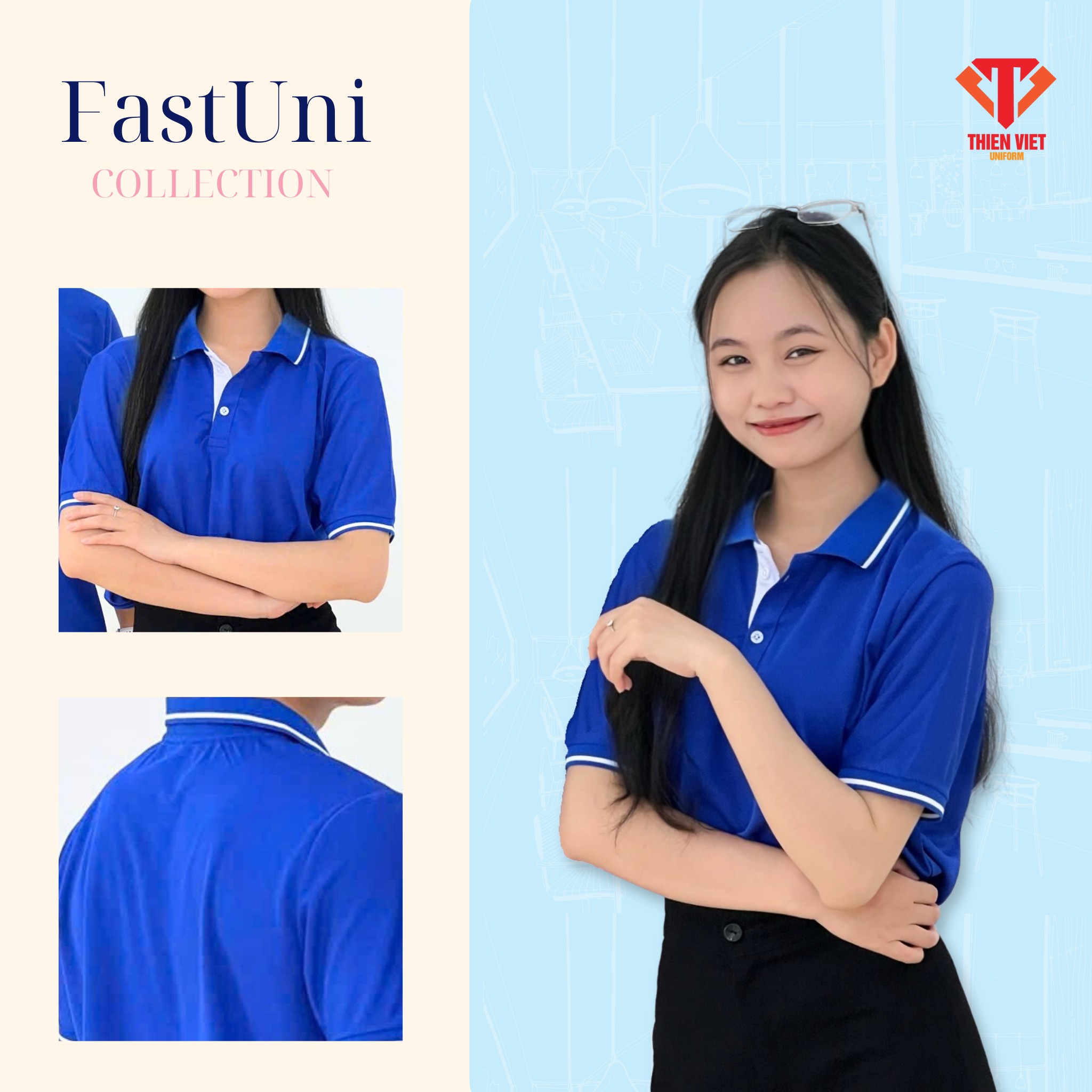 Đồng Phục Công Sở FastUni – Thời Trang Chuyên Nghiệp Tại Thiên Việt