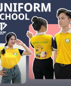 Đồng Phục Áo Lớp Happy Steam – Sắc Vàng Lấp Lánh Tuổi Thơ