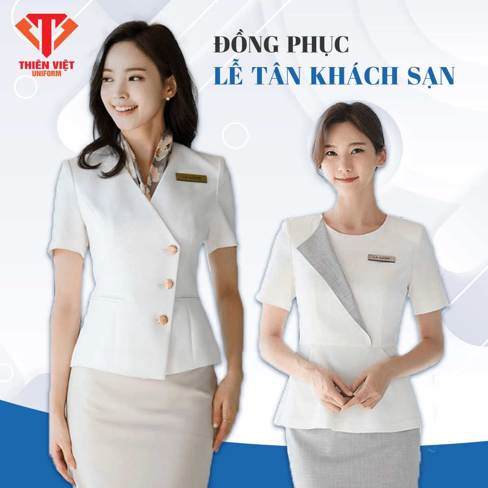 hiết Kế Đồng Phục Lễ Tân Khách Sạn Sang Trọng Và Hiện Đại