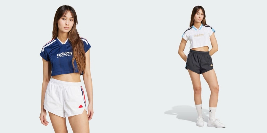 Đồng Phục Pickleball Nữ Áo Croptop Và Quần Thể Thao Lưng Cao.