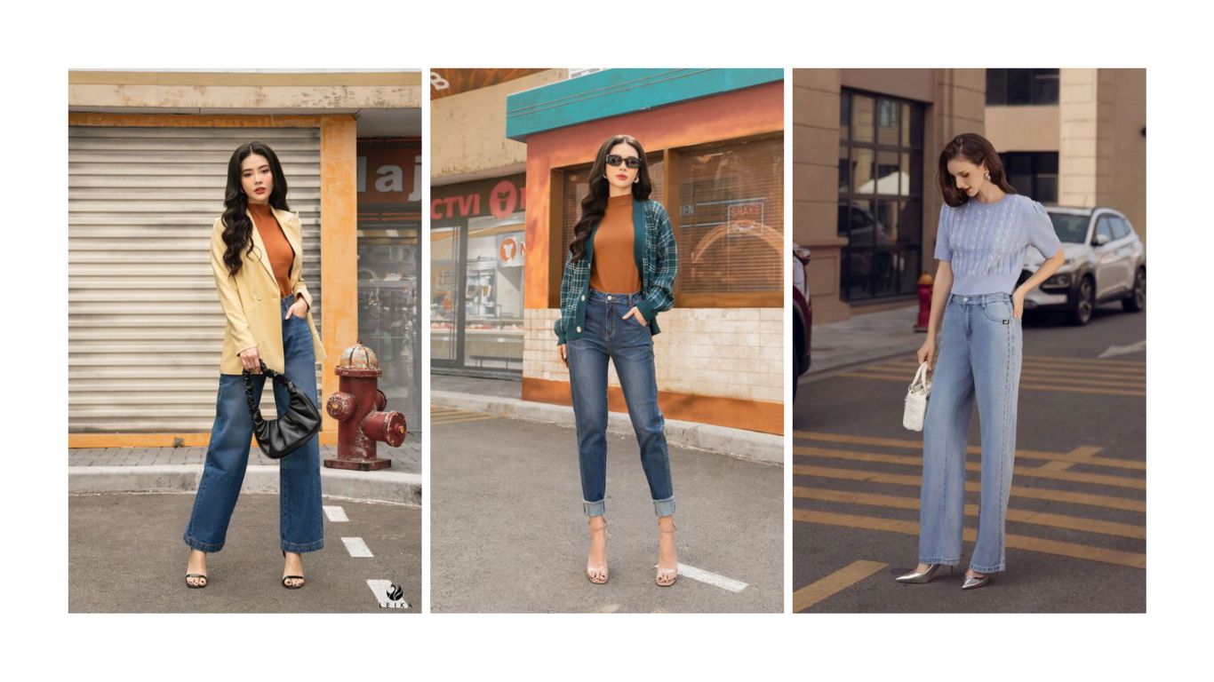 Cách Phối Đồ Mùa Thu Cho Nữ Với Áo Len Mongtoghi Và Quần Jean