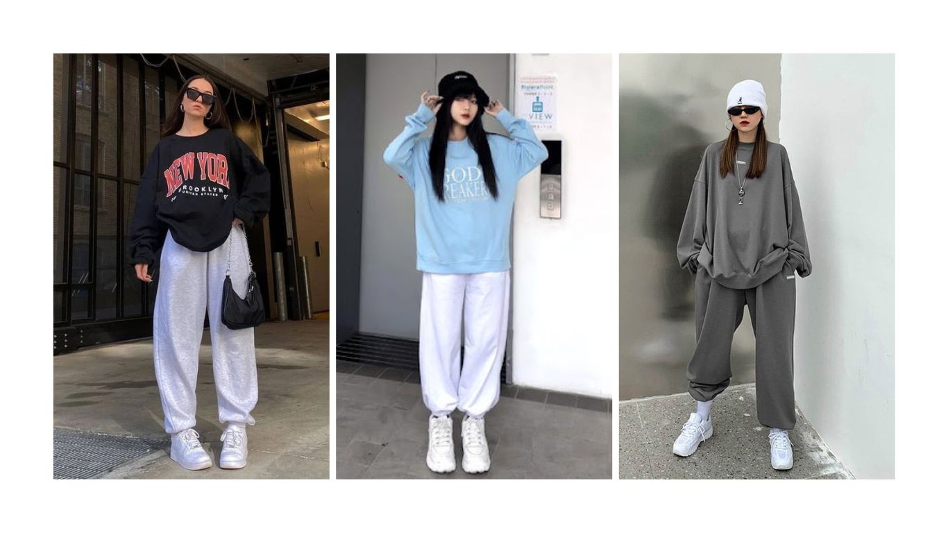 Cách Phối Đồ Mùa Thu Cho Nữ Với Áo Sweater Và Quần Ống Rộng