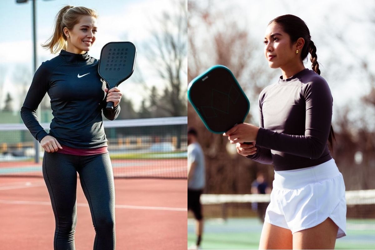 Pickleball Phối Áo Thể Thao Dài Tay.