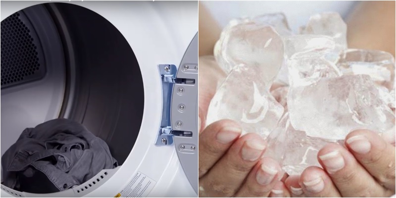 Mẹo Chống Nhăn Quần Áo Nhanh Bằng Đá Viên.