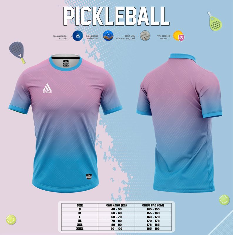 Áo Pickleball tại Huế – Đồng hành cùng người yêu thể thao