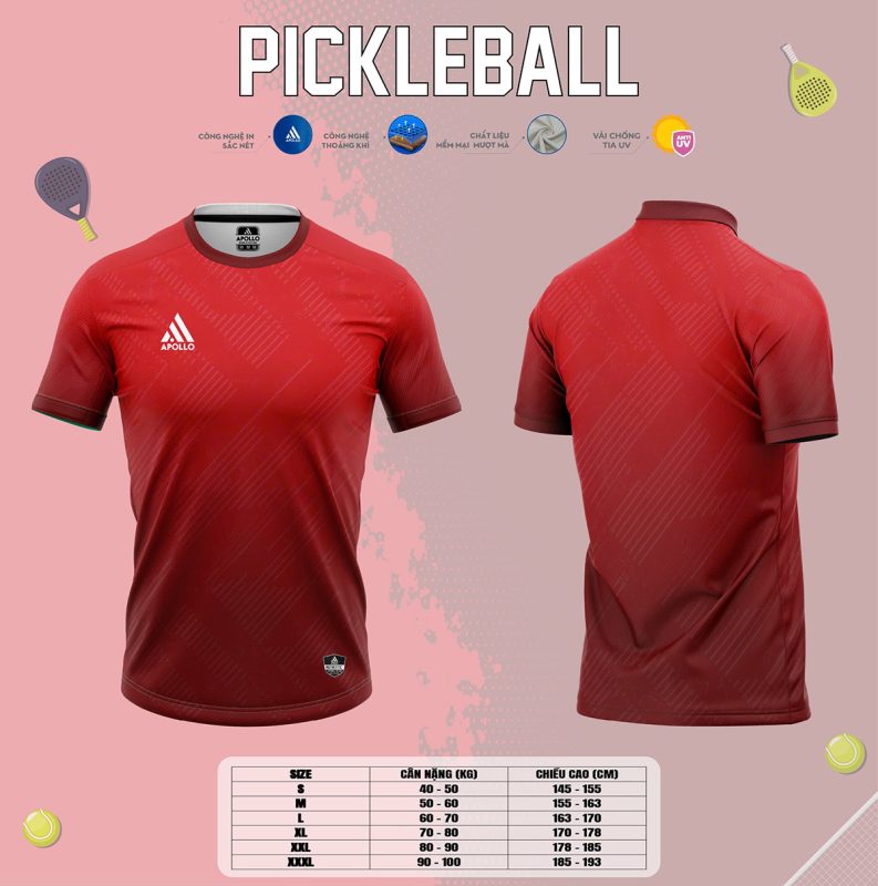 Áo Pickleball tại Huế – Cá tính và khác biệt trên sân