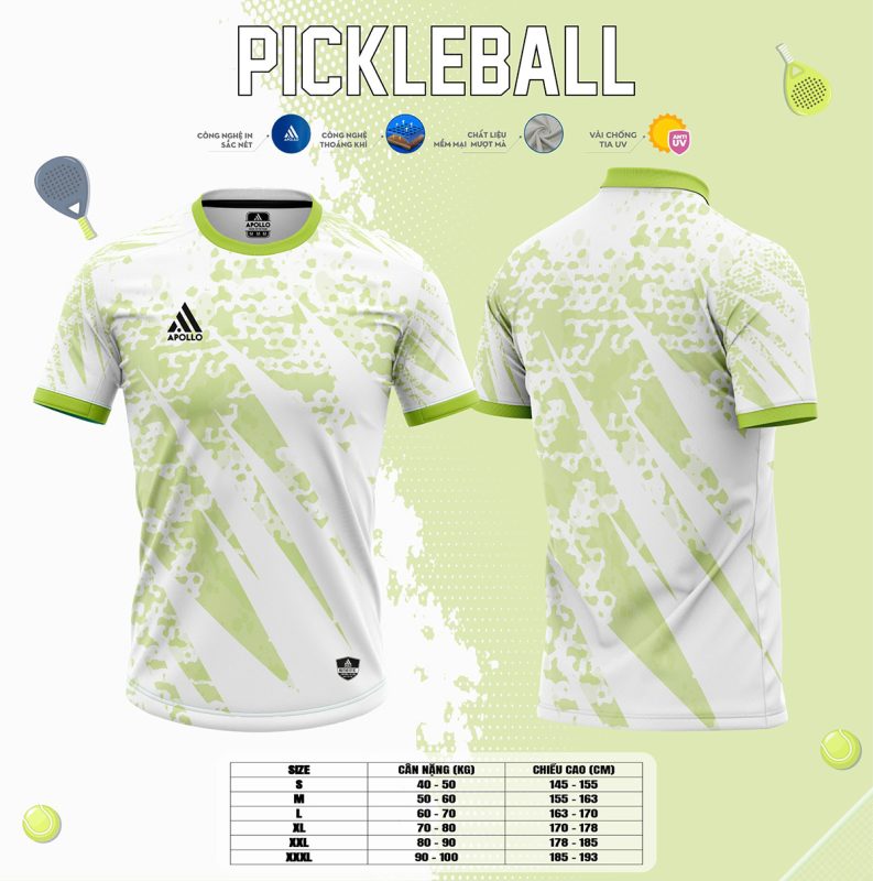 Áo Pickleball tại Huế – Thiết kế theo yêu cầu, phù hợp mọi đội nhóm