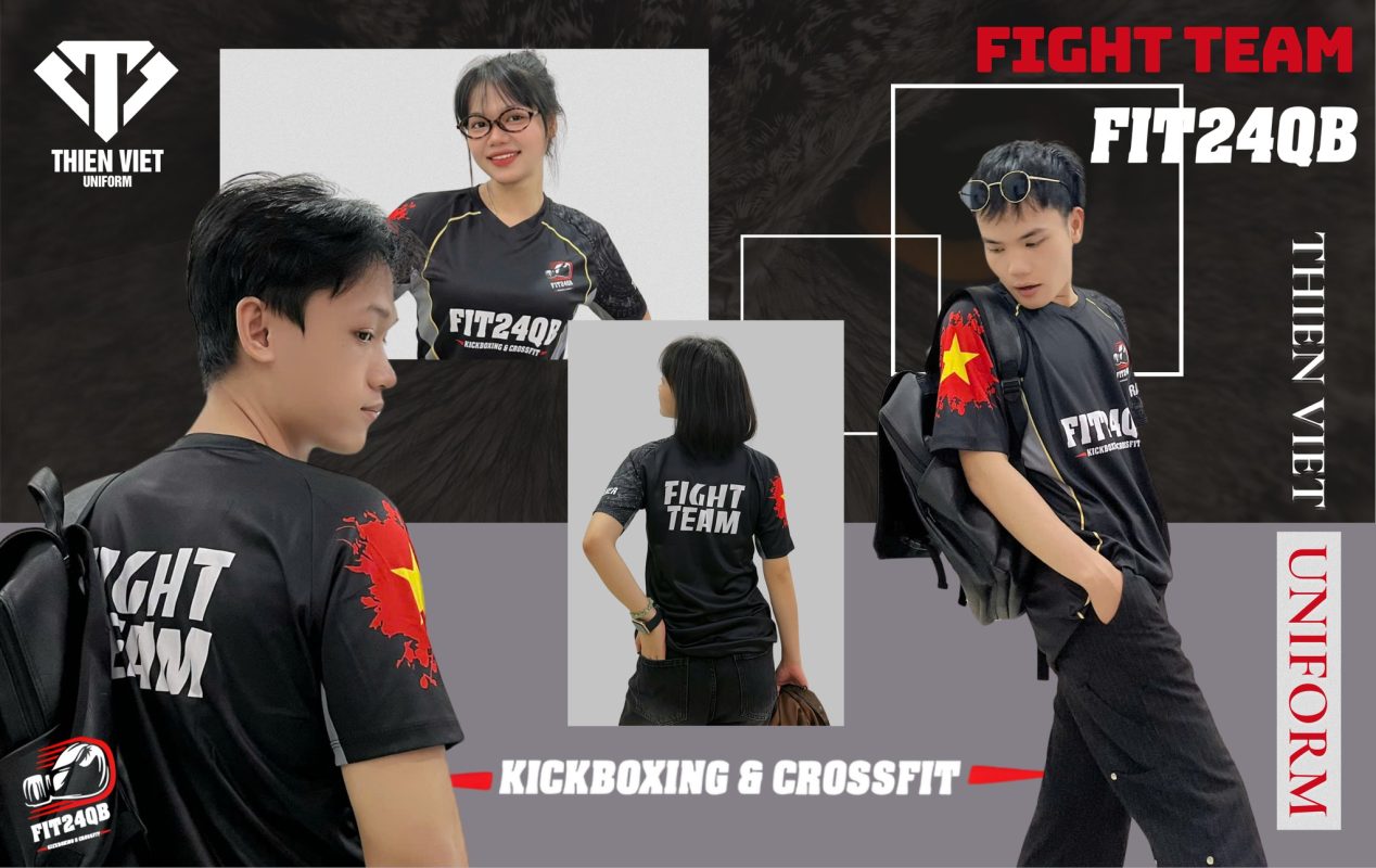 Đồng phục áo thun boxing Fight Team – Mạnh mẽ và đầy khí chất