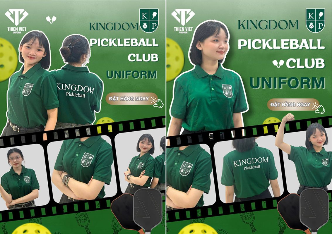 Thiết Kế Đồng Phục Pickleball Đậm Chất Đội Nhóm