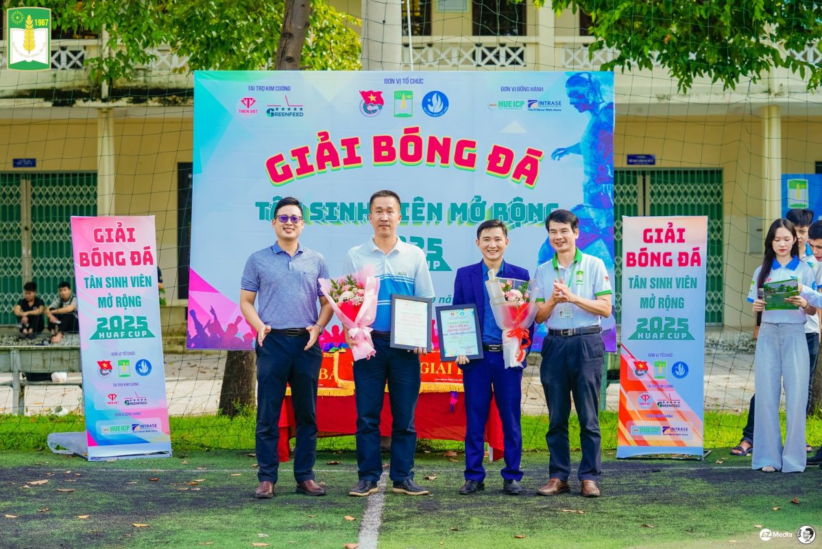 Đồng phục Thiên Việt đồng hành cùng Giải bóng đá Tân sinh viên Nông Lâm Huế 2025