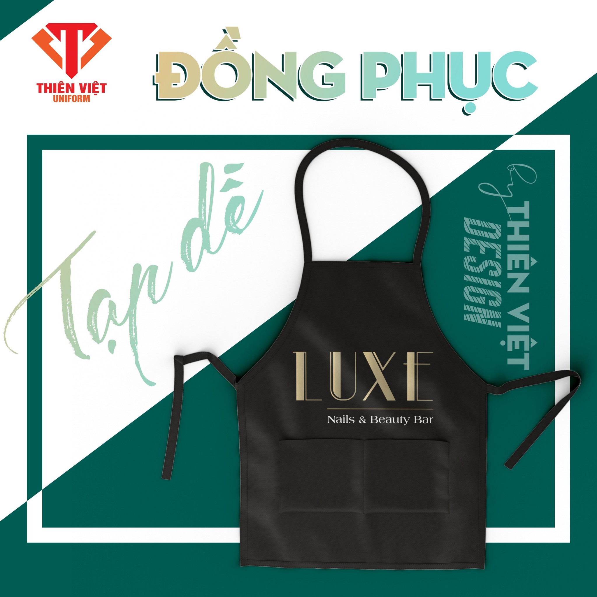 May tạp dề đồng phục đẹp tại huế