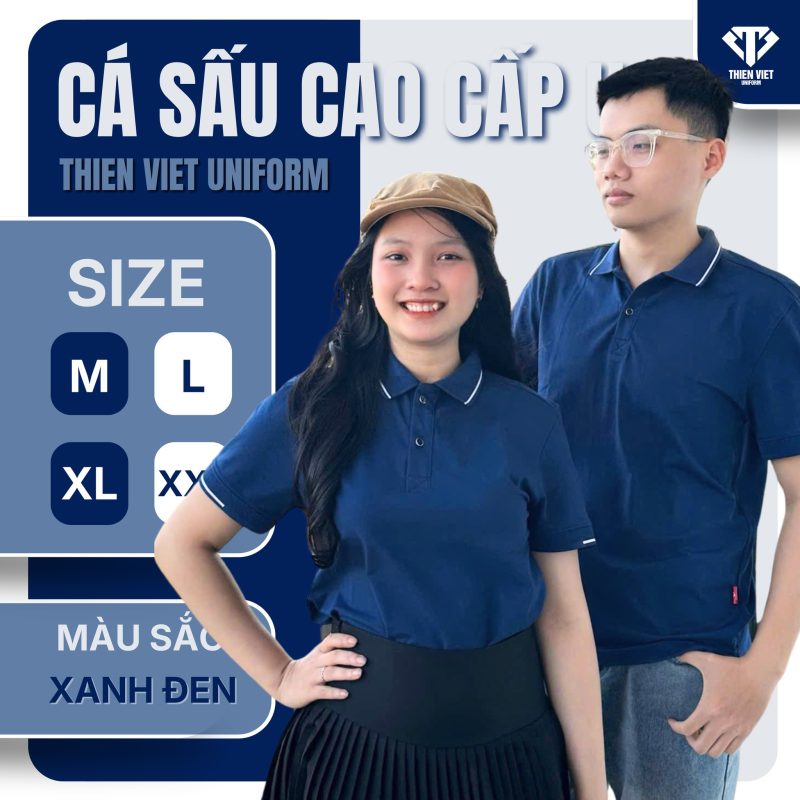 Áo Polo Cá Sấu Cao Cấp USA – Form Đứng, Mặc Lên Gọn Gàng