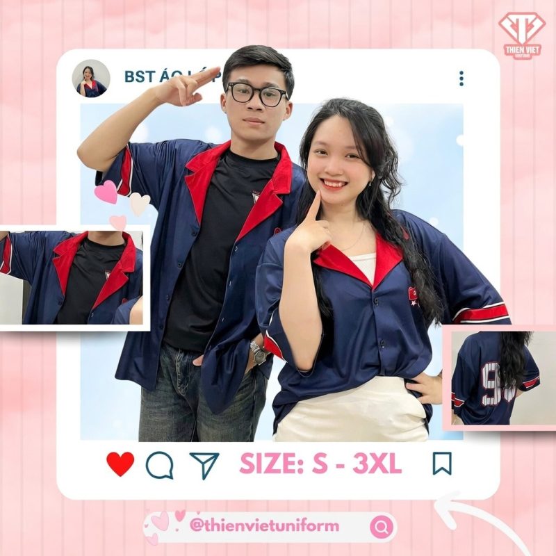 Áo Thun Đồng Phục Áo Lớp Form Sơ Mi Trẻ Trung, Hiện Đại