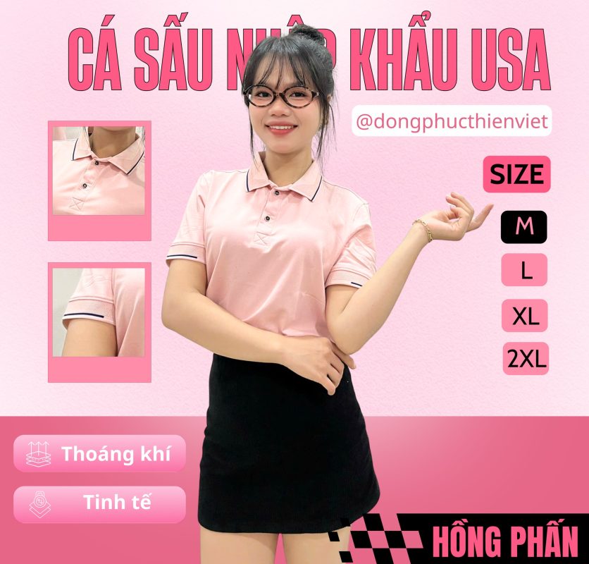 Áo Thun Đồng Phục Cá Sấu Nhập Khẩu USA Sang Trọng, Tinh Tế