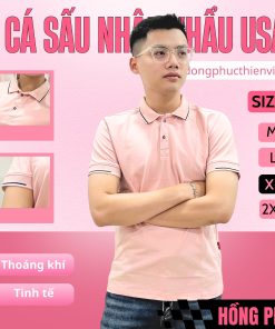 Áo Thun Đồng Phục Cá Sấu Nhập Khẩu USA In Thêu Logo Theo Yêu Cầu