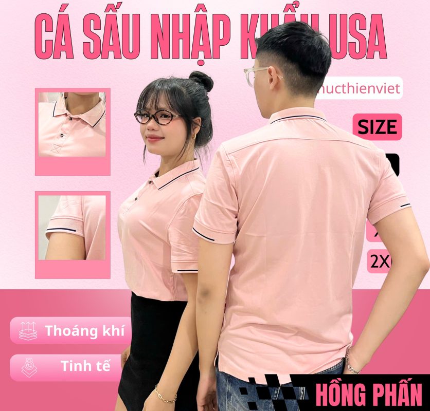 Áo Thun Đồng Phục Cá Sấu Nhập Khẩu USA – Form Đẹp, Giao Nhanh
