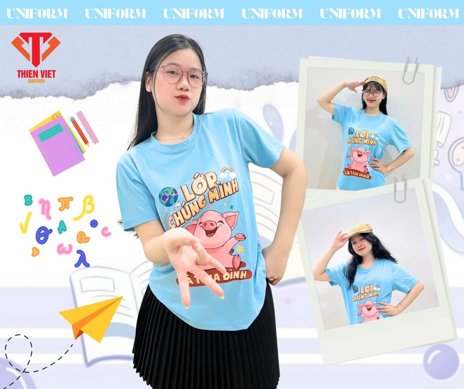 Áo Thun Đồng Phục Áo Lớp Giá Tốt – May Đẹp Chuẩn Form