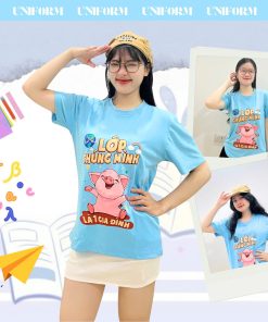 Đặt May Áo Thun Đồng Phục Áo Lớp Theo Yêu Cầu