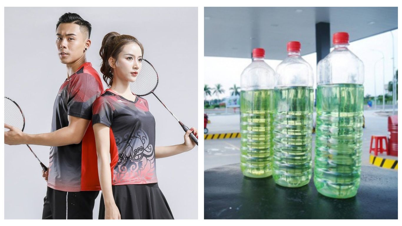 Xóa chữ in trên áo bóng đá bằng xăng và xà phòng