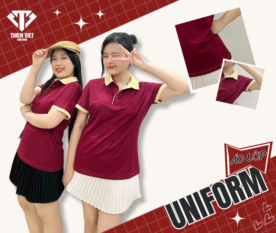 Đồng Phục Áo Lớp Form Basic Thun Lạnh Thoáng Mát, Dễ Vận Động