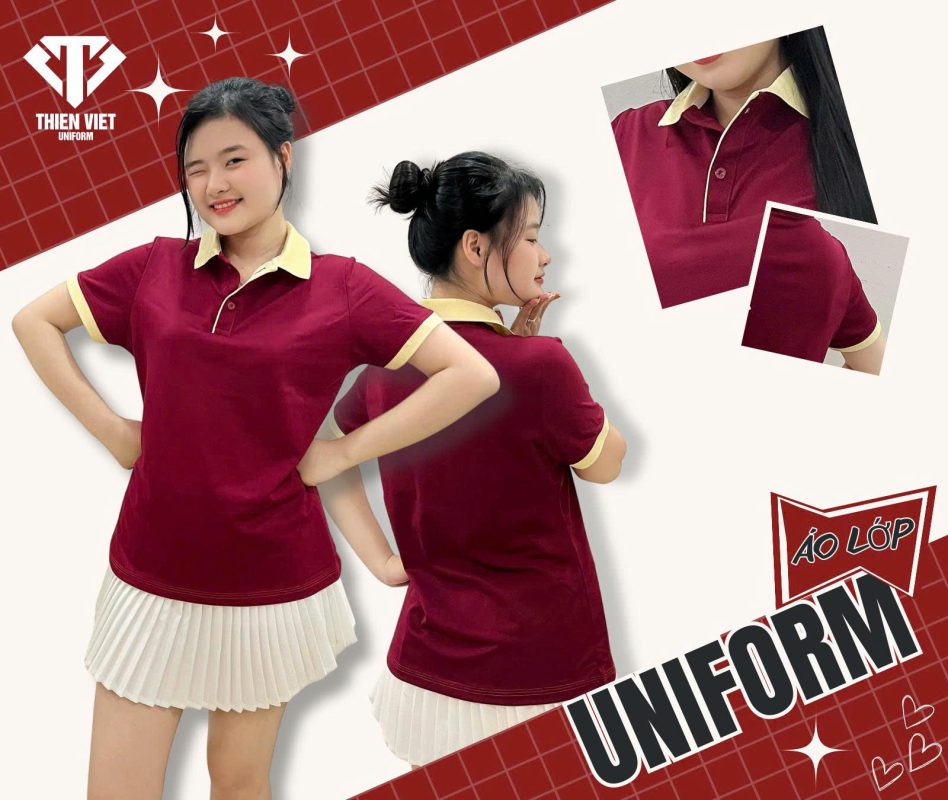 Đồng Phục Áo Lớp Form Basic Thoải Mái, Năng Động Cho Tuổi Học Trò