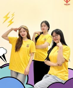 Đồng Phục Áo Lớp Màu Vàng Basic Dễ Thương