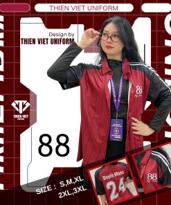 Áo Lớp Sơ Mi Đỏ Đen – Lựa Chọn Hoàn Hảo Cho Hội Trại & Kỷ Yếu