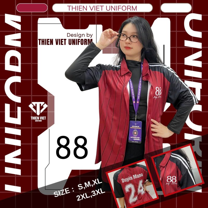 Áo Lớp Sơ Mi Đỏ Đen – Lựa Chọn Hoàn Hảo Cho Hội Trại & Kỷ Yếu