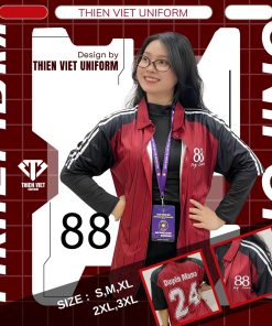 Áo Lớp Sơ Mi Đỏ Đen – Phong Cách Trẻ Trung, Chỉn Chu