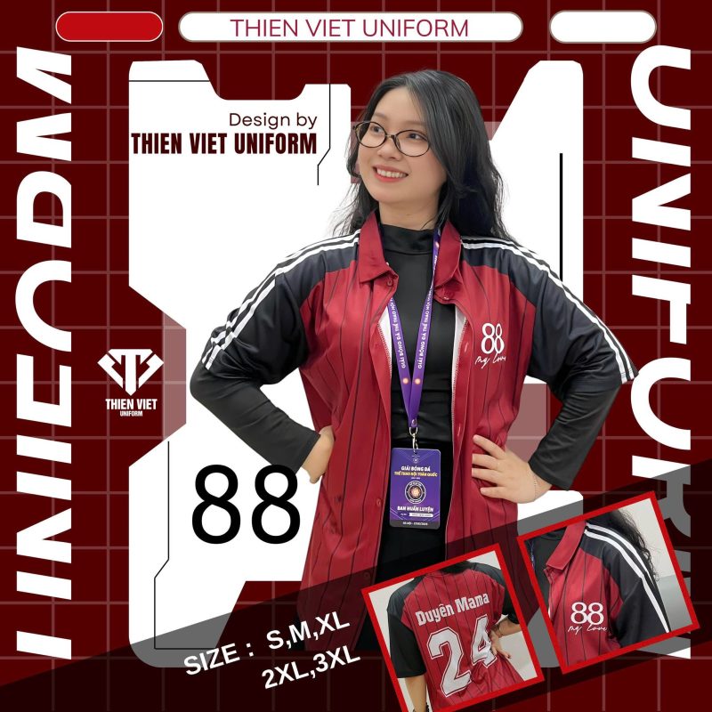 Áo Lớp Sơ Mi Đỏ Đen – Phong Cách Trẻ Trung, Chỉn Chu